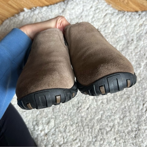 Columbia Techlite Omni Grip Tan/Brown Suede Casual Slip On Moc Shoes Size 11 - Picture 6 of 9